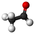 Three-dimensional structure of acetaldehyde