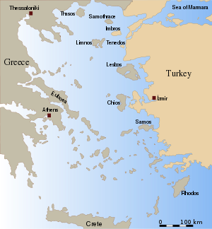 Aegean Sea Detail